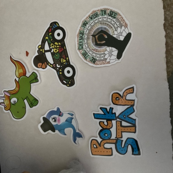 Bundle Of Dog Beanie Boo And Stickers - Picture 2 of 5